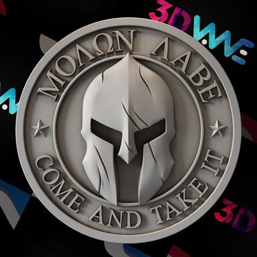 Molon Labe 3d stl - 3DWave.us